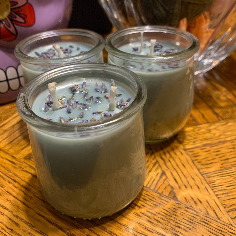 Midnight Mist ~ Shimmering Votive Candles